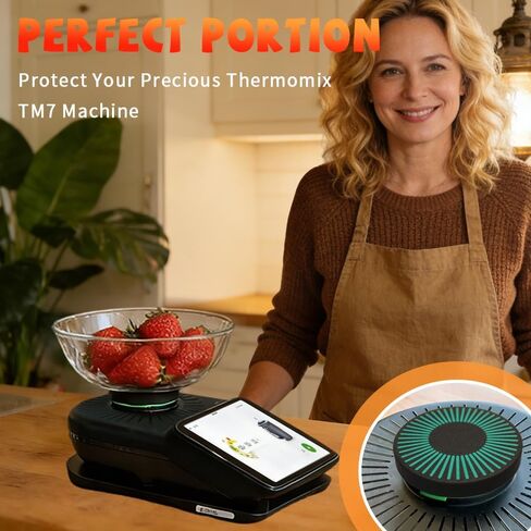 لوحة الوزن لجهاز Thermomix TM7 Vorwerk، غطاء الميزان، ملحق الوزن، أداة ملحقة، لجهاز Thermomix TM7، أسود أخضر in Kuwait