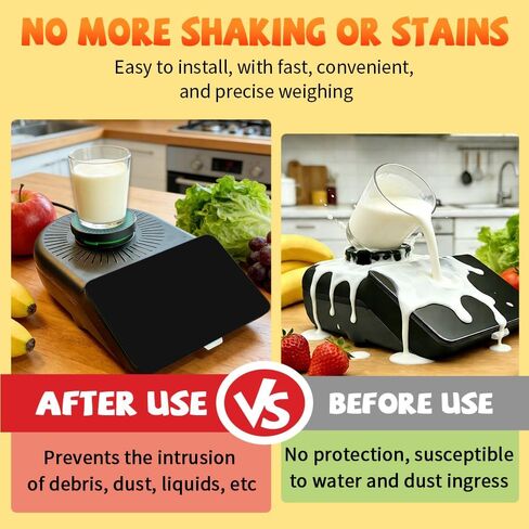 لوحة الوزن لجهاز Thermomix TM7 Vorwerk، غطاء الميزان، ملحق الوزن، أداة ملحقة، لجهاز Thermomix TM7، أسود أخضر in Kuwait