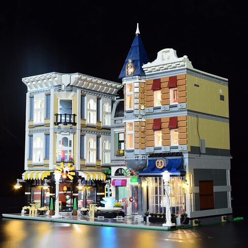 LightGo LED Lighting Kit Designed for Lego 10255 Assembly Square Building Set - Not Include Model (Classic Version) in Kuwait