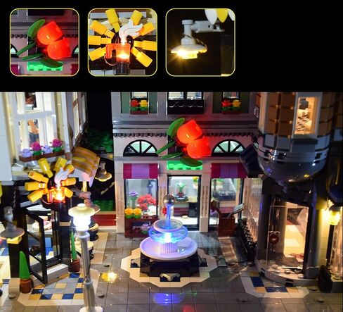 LightGo LED Lighting Kit Designed for Lego 10255 Assembly Square Building Set - Not Include Model (Classic Version) in Kuwait