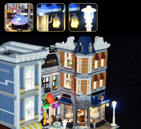 LightGo LED Lighting Kit Designed for Lego 10255 Assembly Square Building Set - Not Include Model (Classic Version) in Kuwait