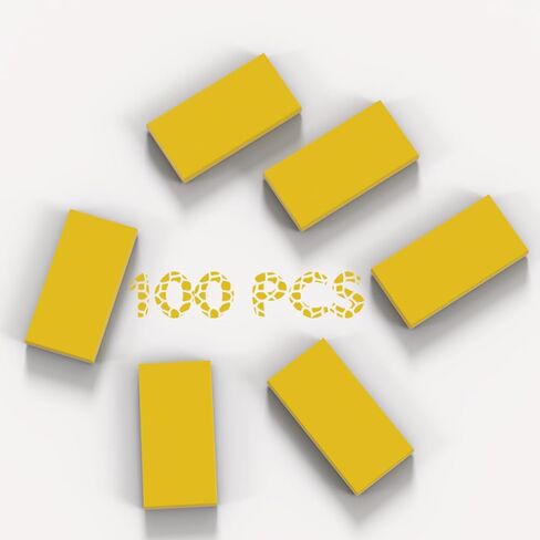 100 Piece Green Building Tiles Bulk Assortment Pack, 2x4 Tiles Accessories for Building, Compatible with Lego Parts and Pieces in Kuwait