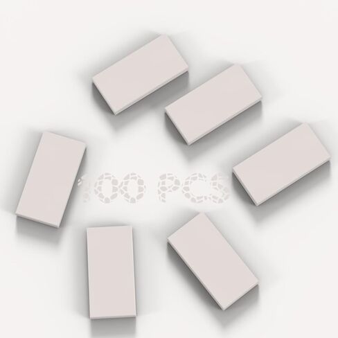 100 Piece Green Building Tiles Bulk Assortment Pack, 2x4 Tiles Accessories for Building, Compatible with Lego Parts and Pieces in Kuwait