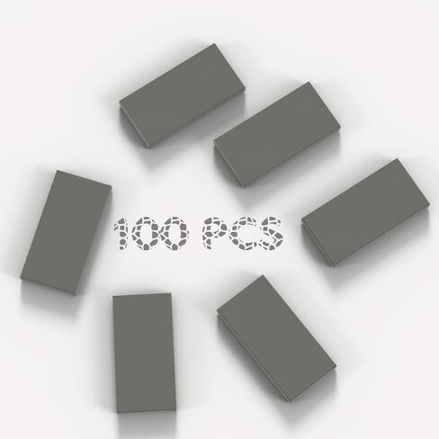 100 Piece Green Building Tiles Bulk Assortment Pack, 2x4 Tiles Accessories for Building, Compatible with Lego Parts and Pieces in Kuwait