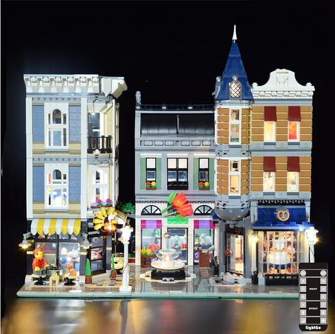 LightGo LED Lighting Kit Designed for Lego 10255 Assembly Square Building Set - Not Include Model (Classic Version) in Kuwait