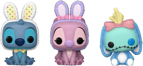 Funko Pocket Pop!: حزمة عيد الفصح من 3 قطع - ليلو وستيتش in Kuwait
