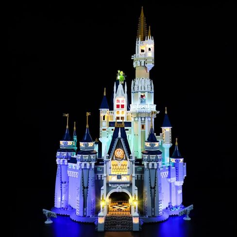 Kyglaring LED Lighting Kit for Lego 71040 The Disney Cinderella Castle Building Set (No Model) - Light Set Compatible with Lego 71040 Kit - Without Building Set (Remote Version) in Saudi Arabia