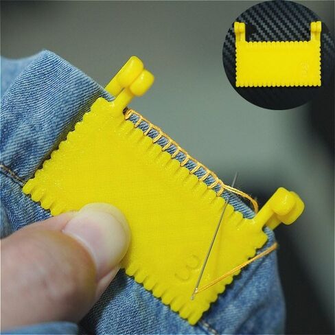 Clip On Sewing Tool, Durable Plastic Seam and Edge Holder for Knitting and Fabric, Sewing Aid for Beginners, DIY Clothing Repair and Maintenance (1-Pack) in Saudi Arabia