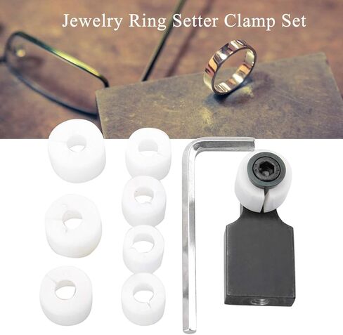 Fayelume Jewelry Ring Clamp, Ring Tool Jewelry Processing, Clamp to Hold Rings Together, Stone Setting Tool Kit for Ring Setting Expanding Making in Saudi Arabia