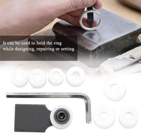 Fayelume Jewelry Ring Clamp, Ring Tool Jewelry Processing, Clamp to Hold Rings Together, Stone Setting Tool Kit for Ring Setting Expanding Making in Saudi Arabia