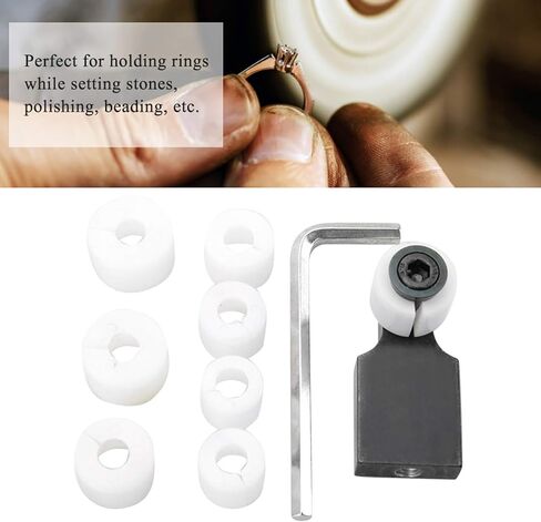 Fayelume Jewelry Ring Clamp, Ring Tool Jewelry Processing, Clamp to Hold Rings Together, Stone Setting Tool Kit for Ring Setting Expanding Making in Saudi Arabia
