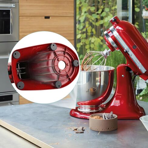 Beautyflier Mixer Bottom Foots for KitchenAid Tilt Head Stand Mixer KSM150 KSM152 KSM154 KSM155 KSM158 KSM160, Sturdy and Durable TPU Replacement Feet Pads for Blender, 6 Pack in Saudi Arabia