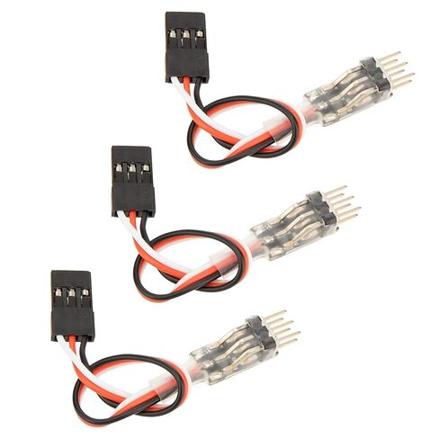 MEUS RACING 3PCS Mini RC Servo Extension Cable Wire Splitter for RC Models Cars Airplanes Robots, Dupont Female to 2.54mm 3-Pin Plug (Group A) in Saudi Arabia