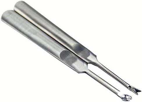 2Pcs/Set Leather Leathercraft Tool Kit Stitching U+V Shaped Groover Skiving Edge Beveler Leather Tool in Saudi Arabia