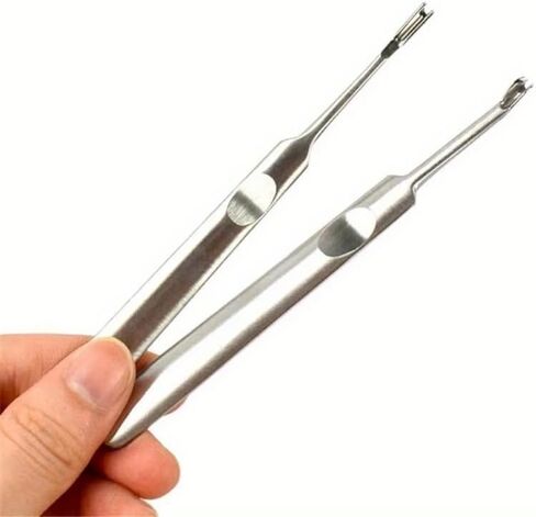 2Pcs/Set Leather Leathercraft Tool Kit Stitching U+V Shaped Groover Skiving Edge Beveler Leather Tool in Saudi Arabia