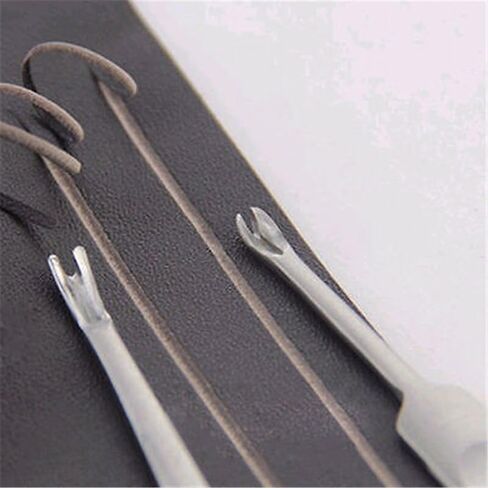 2Pcs/Set Leather Leathercraft Tool Kit Stitching U+V Shaped Groover Skiving Edge Beveler Leather Tool in Saudi Arabia