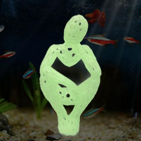 LIYAOLI Shrimp Hide Cave for Aquarium Sculpture Decor- Modern Shrimp Hiding Spots for Tank,3D Printed White Fish Tank Accessories Decorations, Safe Shelter for Shrimps/Betta/Turtles (White) in Saudi Arabia