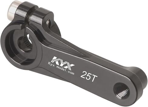 KYX Racing CNC تشكيله الألومنيوم 25T ذراع مؤازر سيرفو القرن ترقيات أجزاء الملحقات ل 1/8 RC الزاحف سيارة محوري AXP8 Gilamon 2.2 in Saudi Arabia