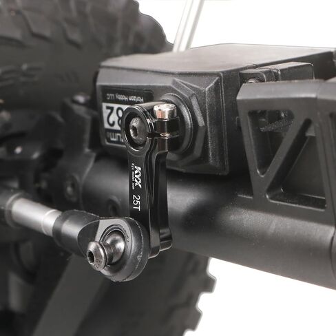 KYX Racing CNC تشكيله الألومنيوم 25T ذراع مؤازر سيرفو القرن ترقيات أجزاء الملحقات ل 1/8 RC الزاحف سيارة محوري AXP8 Gilamon 2.2 in Saudi Arabia