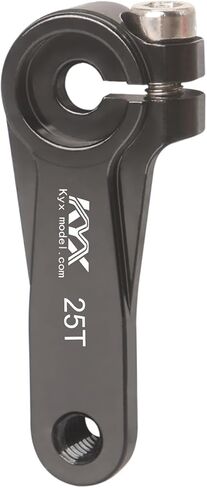 KYX Racing CNC تشكيله الألومنيوم 25T ذراع مؤازر سيرفو القرن ترقيات أجزاء الملحقات ل 1/8 RC الزاحف سيارة محوري AXP8 Gilamon 2.2 in Saudi Arabia