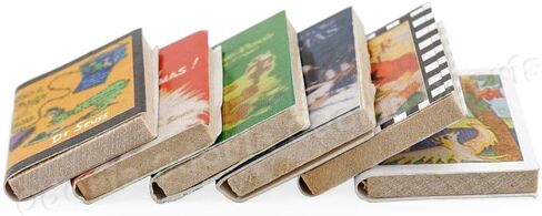 Odoria 1/12 Miniature Books 6Pcs Dollhouse Decoration Accessories in Saudi Arabia