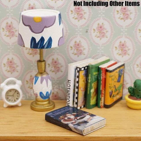 Odoria 1/12 Miniature Books 6Pcs Dollhouse Decoration Accessories in Saudi Arabia