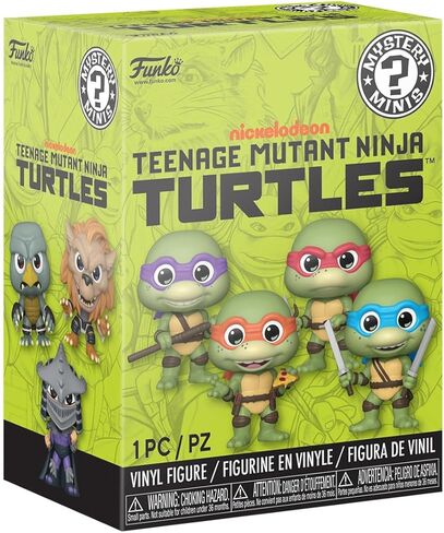 Funko Mystery Mini: Teenage Mutant Ninja Turtles (TMNT) - عنصر واحد لكل عملية شراء - شخصية فينيل قابلة للتجميع - فكرة هدية - بضائع رسمية - ألعاب للأطفال والكبار - شخصية صغيرة لهواة الجمع in Kuwait