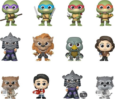 Funko Mystery Mini: Teenage Mutant Ninja Turtles (TMNT) - عنصر واحد لكل عملية شراء - شخصية فينيل قابلة للتجميع - فكرة هدية - بضائع رسمية - ألعاب للأطفال والكبار - شخصية صغيرة لهواة الجمع in Kuwait