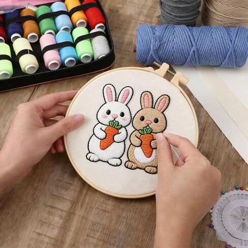 9 PCS Embroidery Cloth Fabric, Pre-Cut Fabric 3 Sizes 5.9 to 11.8 Inch White Cotton Fabrics Cloth Squares for Embroiderys Garment Craft in Saudi Arabia