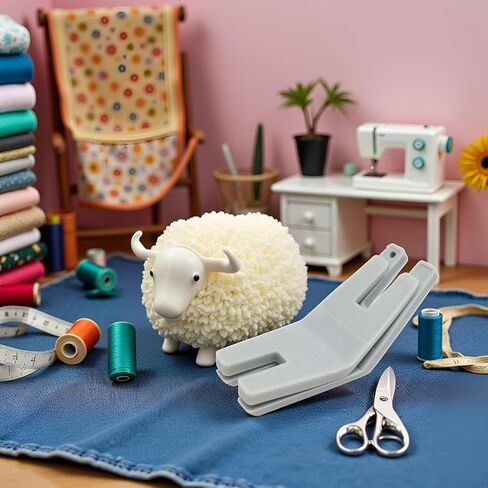 4Pcs (Large + Small) Hump Jumper Sewing Tools, Multifunctional Plastic Bulky Seam Jumpers, Foot Bulky Seam Aid Compatible for Viking for Chunky Denim and Hemlines, Presser Feet in Saudi Arabia