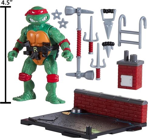 Teenage Mutant Ninja Turtles: 4" Remastered Raphael Action Figure by Playmates Toys in Saudi Arabia