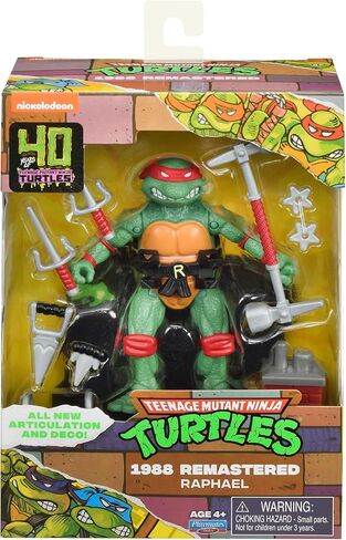 Teenage Mutant Ninja Turtles: 4" Remastered Raphael Action Figure by Playmates Toys in Saudi Arabia