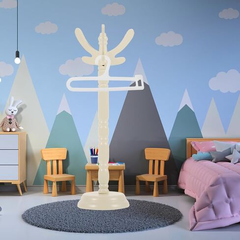 10PCS Mini Doll Clothes Hangers, Plastic Doll Hangers Clothing Organizers Accessories Dollhouse Dress Outfit Display for Dollhouse Stylish Wardrobe Display and Storage in Saudi Arabia
