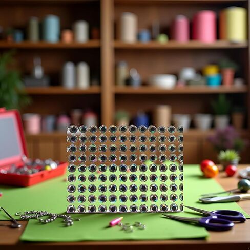300 Pcs 6mm 3D Soft Holographic Fishing Lure Jig Fly Tying Material Craft Doll DIY Eyes Fishing Fly Tying Materials in Saudi Arabia