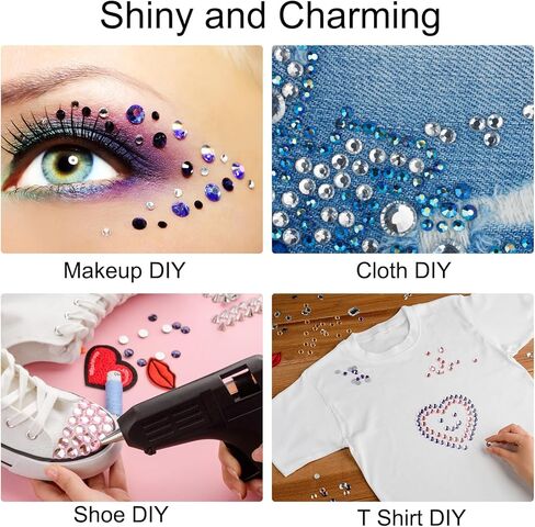 MECCANIXITY Flat Back Round Acrylic Rhinestones,25mm Red Flatback Crystal Rhinestones for Crafts Clothes Shoes DIY Decoration Gifts 25Pcs in Saudi Arabia