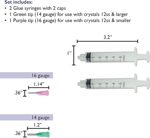 مجموعة Beadsmith CrystalFX Combo Pack - تتضمن فنان التقاط، وصينية سحرية، وحقنتين غراء وطرفين لوضع المكياج - أدوات للعمل مع البلورات وأحجار الراين والظهر المسطح والرسم الماسي وفن الأظافر in Saudi Arabia