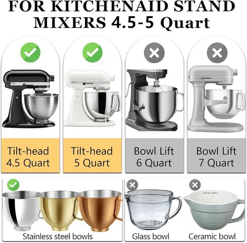 3 قطع من بطانات السيليكون للمطبخ، بطانات الوعاء تنطبق على خلاطات رأس الميل للمطبخ 5 كيو تي، بطانات السيليكون المختلطة ومرفقات الخلاط وملحقاتها، أوعية الخلاطات البديلة in Kuwait