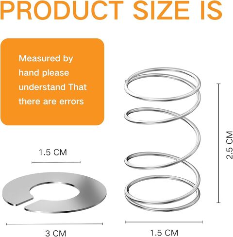 2-Pack Stainless Steel Spring and Washer Kit Fit for Kitchenaid Stand Mixer 3.5/4/5/6/7/8 Quart, Quick Install Accessories and Upgrade Parts in Saudi Arabia