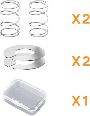 2-Pack Stainless Steel Spring and Washer Kit Fit for Kitchenaid Stand Mixer 3.5/4/5/6/7/8 Quart, Quick Install Accessories and Upgrade Parts in Saudi Arabia