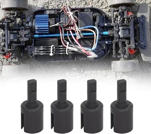 4 Pack Steel Differential Cups for 1/10 RC Car DF-02 TT02 in Saudi Arabia