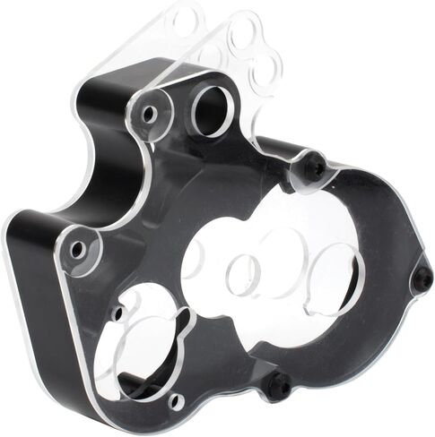 Aluminum Gearbox with Transparent PVC Case for 1/10 Tamiya ORV Chassis Monster Beetle Blackfoot The Frog RC Off-Road Car Upgrade Parts in Saudi Arabia