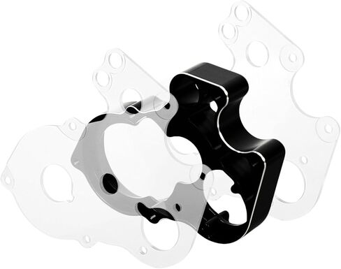 Aluminum Gearbox with Transparent PVC Case for 1/10 Tamiya ORV Chassis Monster Beetle Blackfoot The Frog RC Off-Road Car Upgrade Parts in Saudi Arabia