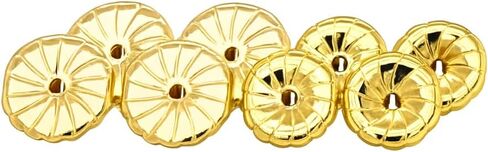 Central Diamond Center Oversized Earring Backs –4 Pairs 7mm & 8.2mm Universal Replacement Hypoallergenic in Saudi Arabia