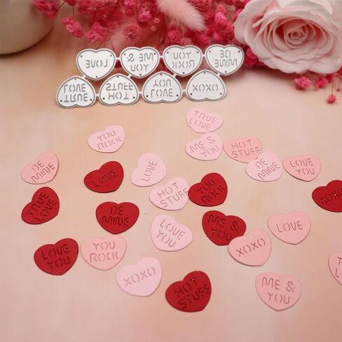 Love & Letters Metal Die Cutting Set | Embossing DIY Craft Kit in Saudi Arabia
