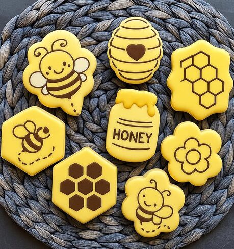 Honeycomb Stencil, 12 Pcs Bee Stencil for Painting on Wood Tile Paper Fabric Floor Wall DIY Crafts Drawing in Saudi Arabia