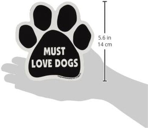 Imagine This Paw Car Magnet, Must Love Dogs, 5-1/2-Inch by 5-1/2-Inch in Saudi Arabia