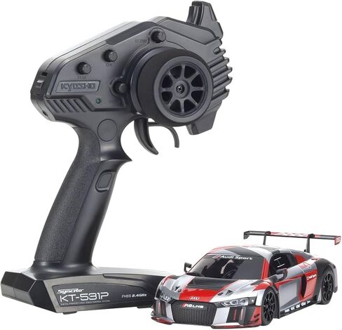 Kyosho 32357RGB Mini-Z Readyset RWD MR04 Audi R8 LLMS 2016 Gray/Red in Saudi Arabia