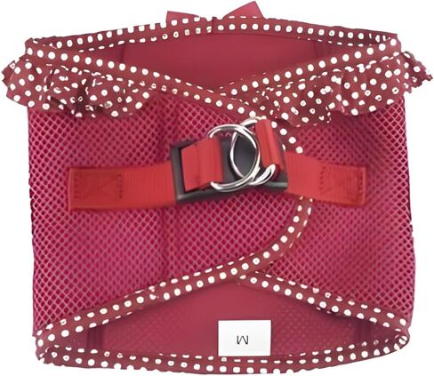 Doggie Design American River Choke Free Dog Harness Polka Dot Collection - Wine Polka Dot (Medium) in Saudi Arabia