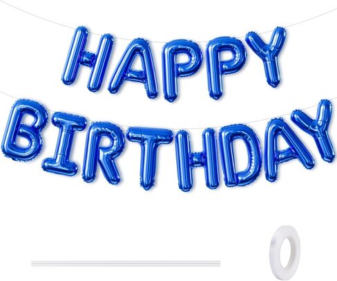 Cream Happy Birthday Balloon Banner, 16 Inch Cream White Happy Birthday Foil Balloons, Neutral Beige Letter Balloons Sign for Women and Girls, HBD Party Decorations, Photo Backdrop Supplies in Saudi Arabia