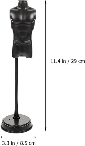 3pcs Male Doll Accessory Mannequin Dress Form for Dolls Dress Stand Plastic Construction Lifelike Design Portable Mini Display Rack in Saudi Arabia